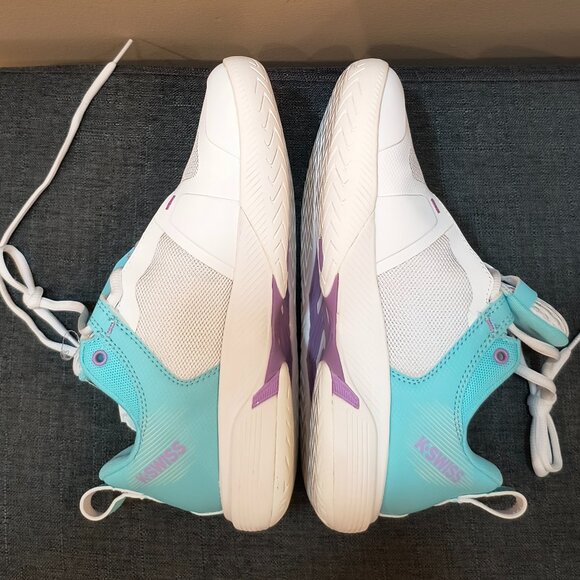 K-Swiss Women's Ultrashot Team Tennis Pickleball Shoes Size‎ 7, White/Blue New - Picture 2 of 6